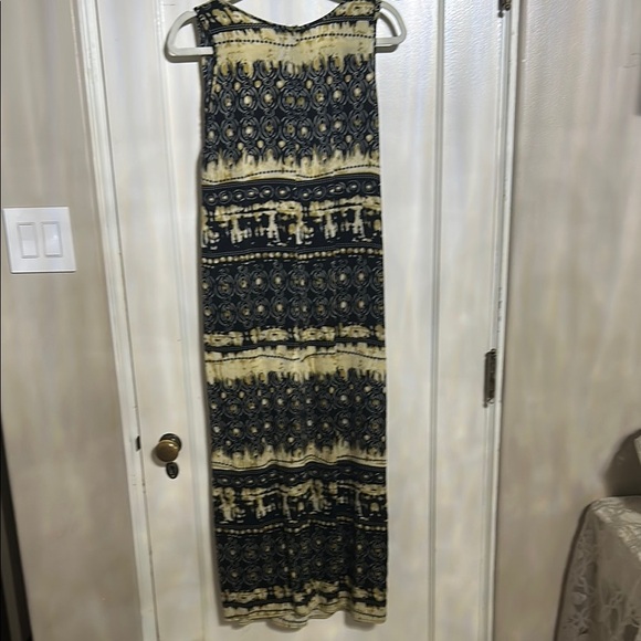 Notations Smocked Black and Cream Sundress - Picture 3 of 3
